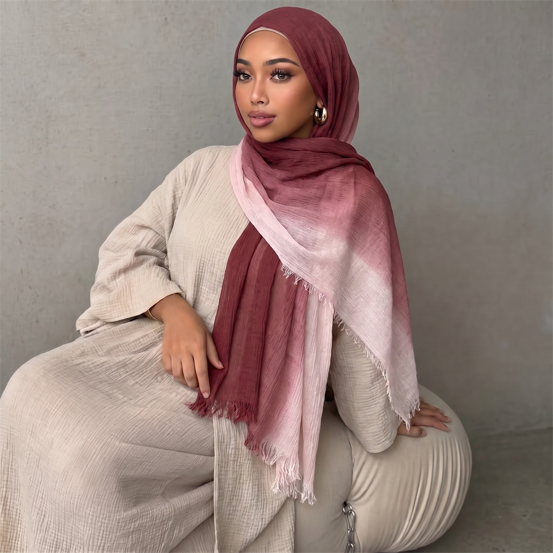 Foulard Hijab en Rayonne Bicol - Women'S Fashion Headbands avis et prix
