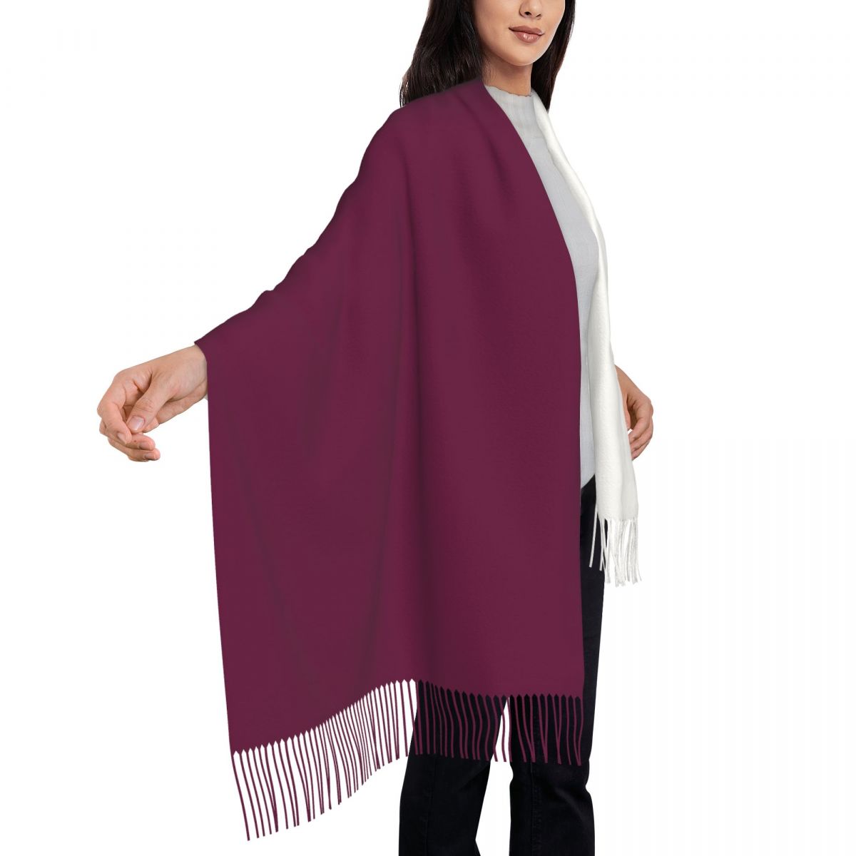 Qatar Feel-Châle à pampilles p - Women Fashion Qatar avis et prix