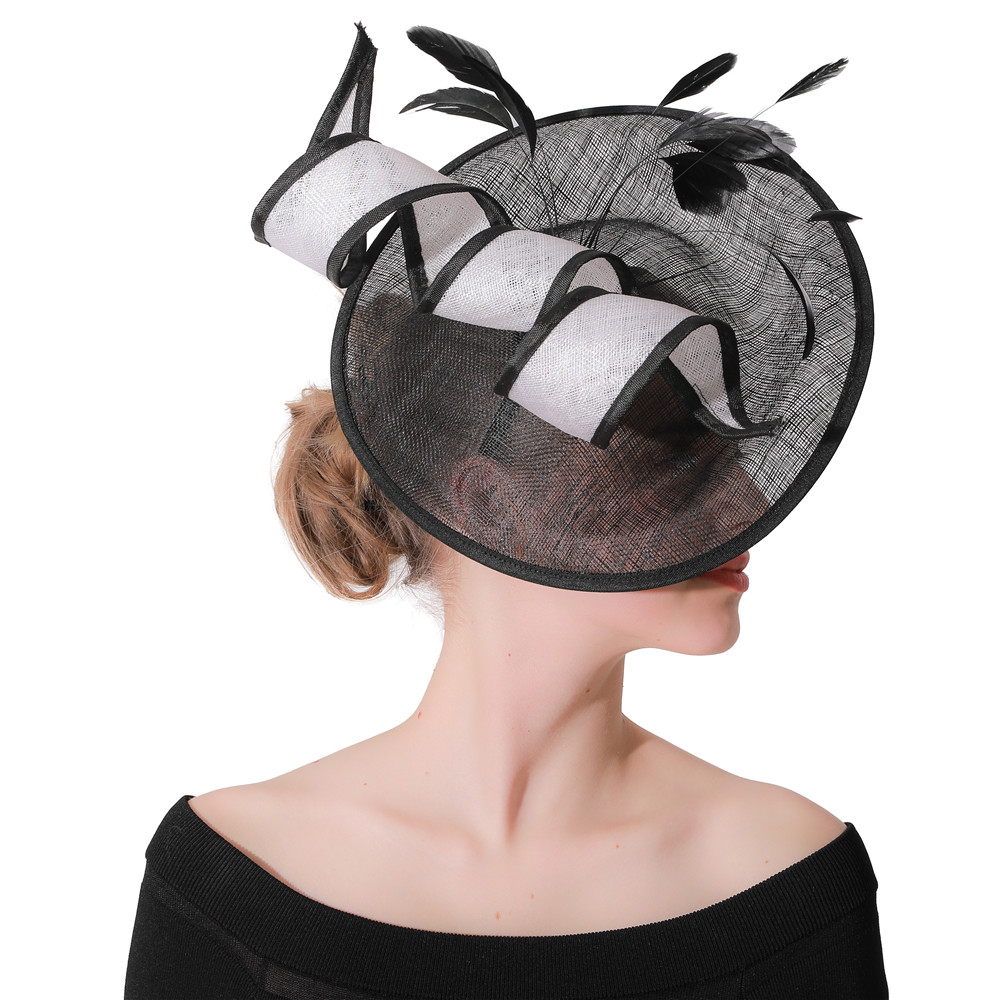 Chapeau fascinateur noir Kentu - Women'S Fashion Kentucky Derby avis et prix