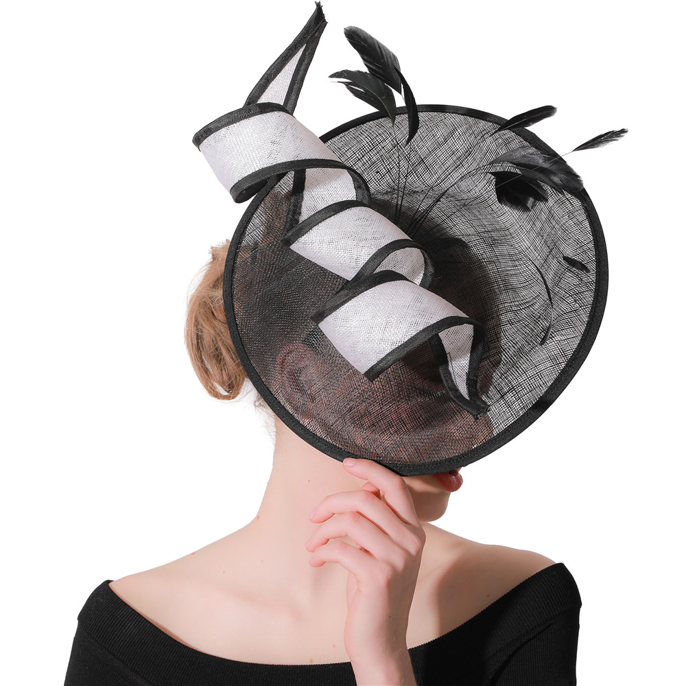 Chapeau fascinateur noir Kentu - Women'S Fashion Kentucky Derby avis et prix