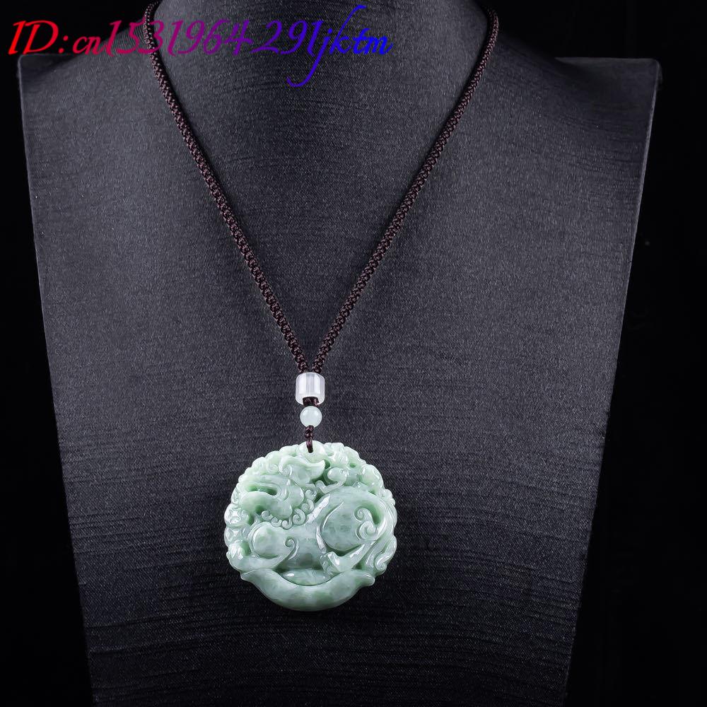 Collier pendentif Pixiu en jad - Women Fashion Necklace avis et prix