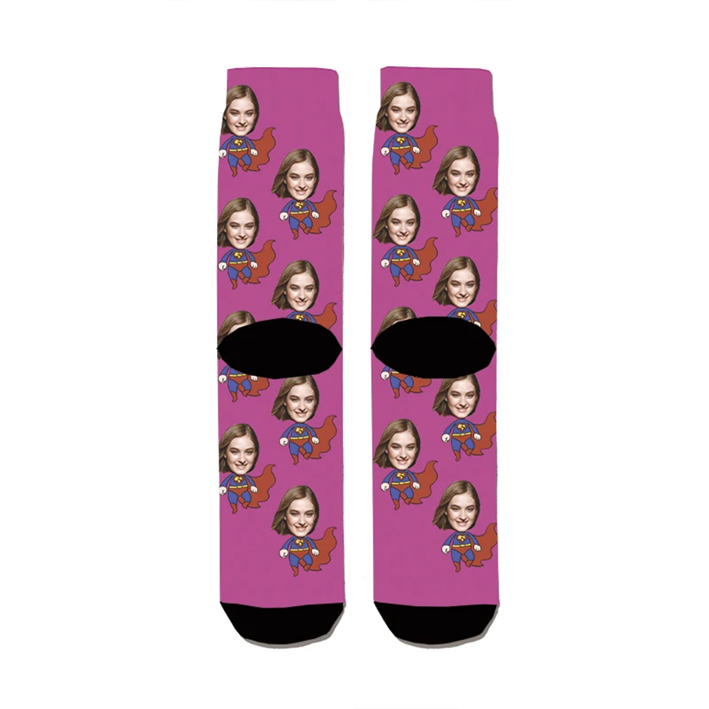 Chaussettes personnalisées ave - Women'S Fashion Socks avis et prix