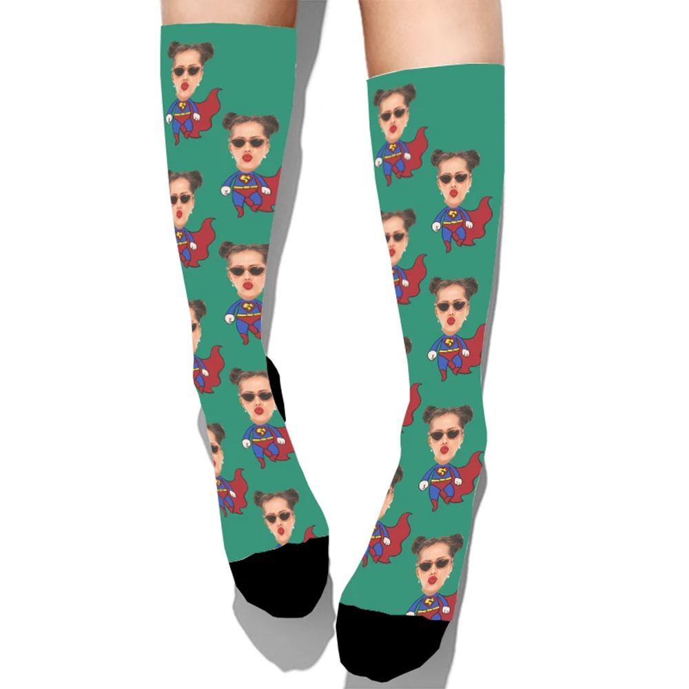 Chaussettes personnalisées ave - Women'S Fashion Socks avis et prix